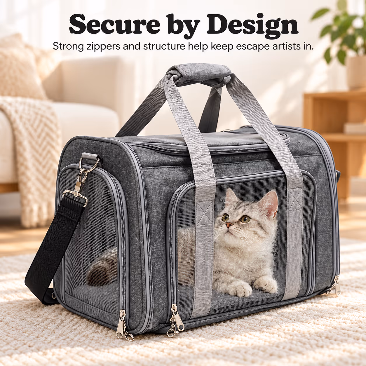 Foldable High-capacity Pet Carrier For Taking Your Cat Out — Section 4-2